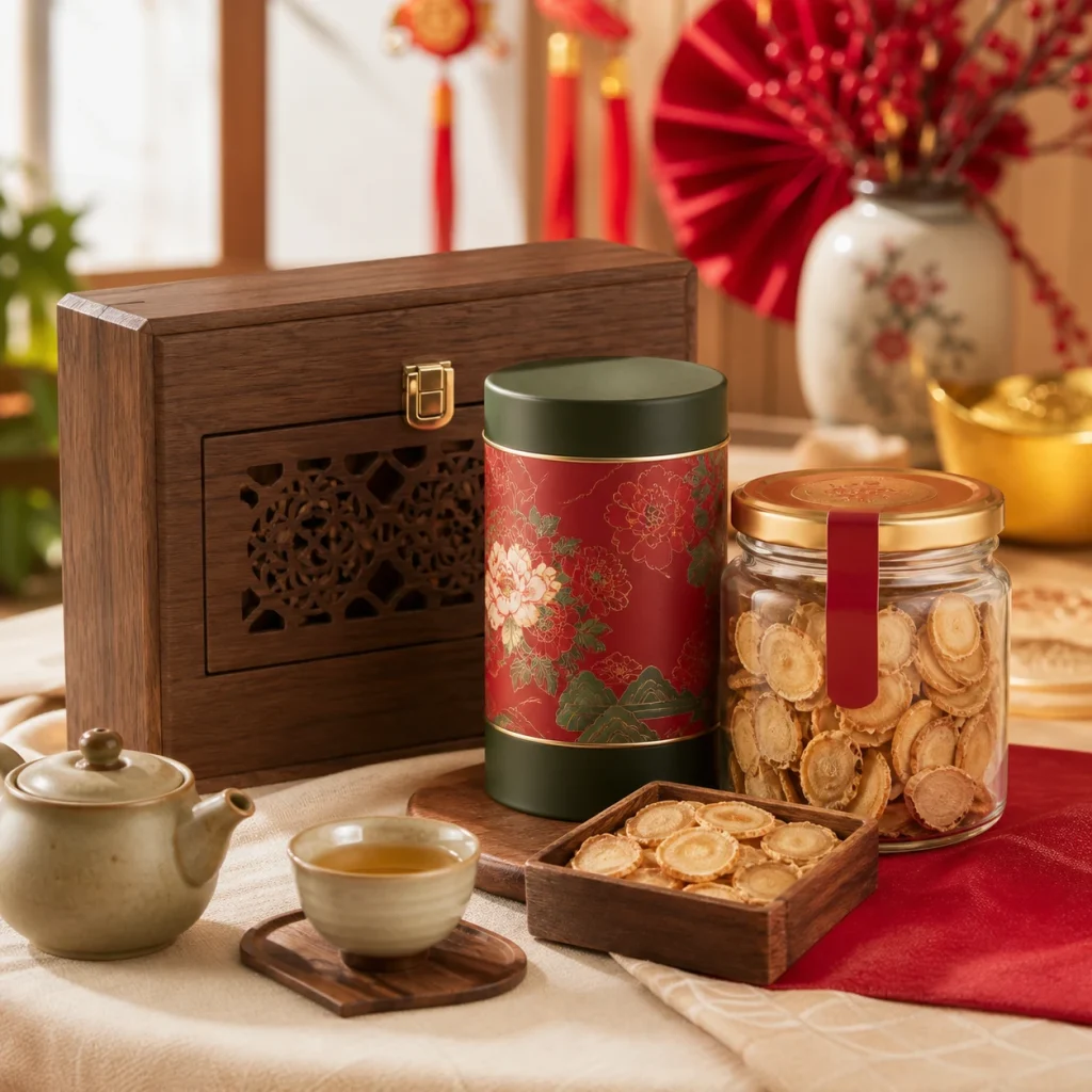Bộ Trà Sâm Biếu Ông Bà Cha Mẹ
