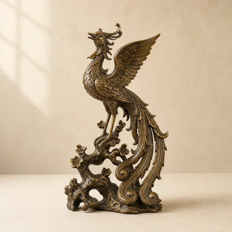 Tượng Phượng Hoàng Đồng Cát Tường